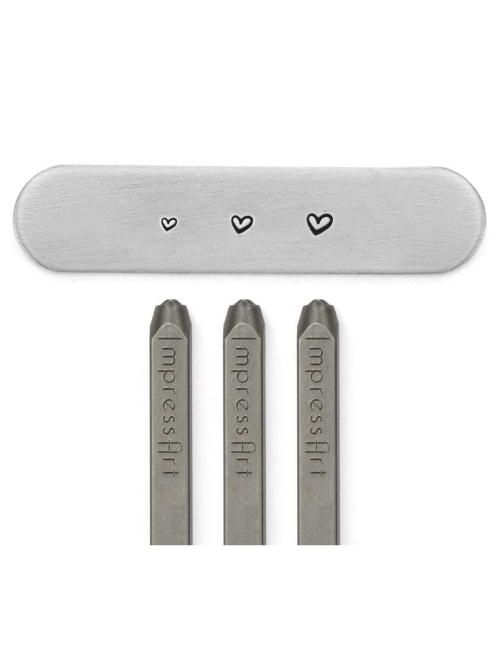 Impressart Heart Stamp Set 💙❤️🤍